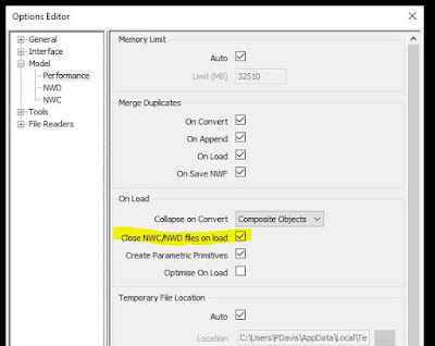 Navisworks – Multiple Iterations and Locked Files